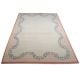 Handcrafted Vintage Cotton and Wool Handknotted Rug for Heritage Homes